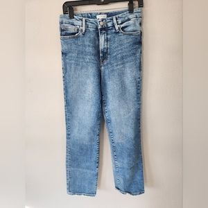 GOOD AMERICAN Good Legs Indigo Straight Jean, size 6
